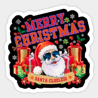 Merry Christmas, santa clueless. Sticker